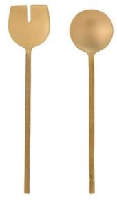 Salatbesteck Serra aus hochwertigem Holz, ideal für Servieren und Anrichten von Salaten in stilvoller Optik.