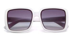 Okkia Sonnenbrille Alessia OK027-OW modische Damenbrille mit rundem Rahmen und UV-Schutz