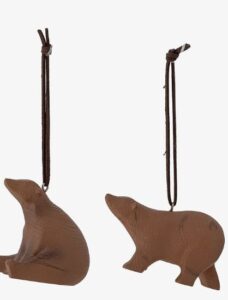Baumbehang Bär aus hochwertigem Material, ideal für die festliche Dekoration von Weihnachtsbäumen oder als süßes Geschenk.