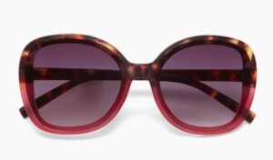 Okkia Sonnenbrille Anna OK19-HP modische Damenbrille mit braunen Gläsern und leichtem Rahmen