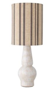 Tischlampe EMILIA aus Leinen für stilvolle Inneneinrichtung und gemütliche Beleuchtung