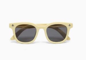 Kinder Sonnenbrille Creme Orlando OKK02 für stylische und schützende Augenmode bei sonnigem Wetter, ideal für Kinder.