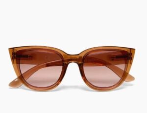 Okkia Sonnenbrille Silvia OK020-TBR elegante braune Damenbrille mit UV-Schutz