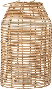 Windlicht Ferdi aus hochwertigem Glas, ideal für stimmungsvolle Beleuchtung im Innen- und Außenbereich, romantische Atmosphäre schaffen, dekorativer Tischaccessoire.