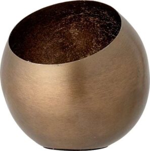 Kerzenhalter Filia aus Metall im modernen Design für Teelichter und Stumpenkerzen