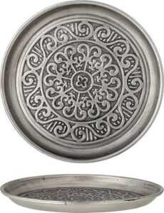 Tablett Maze M aus Holz mit modernem, geometrischem Muster und praktischen Griffen