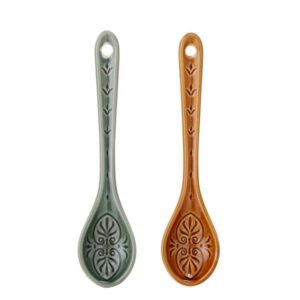 Löffel-Set Rani, 2-teiliges Essbesteck aus hochwertigem Edelstahl für stilvolles Tischgedeck und täglichen Gebrauch.