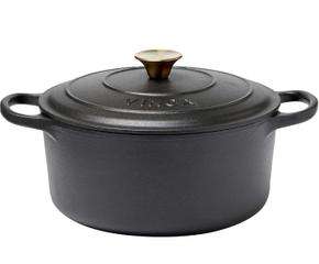 Gusseisen-Kochtopf Monte mit Deckel für vielseitiges Kochen und Braten in hochwertiger Qualität.