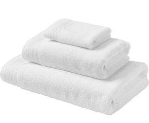 Handtuch-Set Premium aus 3 Teilen, gefertigt aus hochwertiger Bio-Baumwolle, ideal für nachhaltigen Komfort und Pflege.