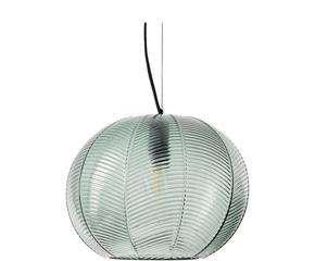 Pendelleuchte Brice aus getöntem Glas, stilvolle und elegante Beleuchtung für modernes Innendesign.