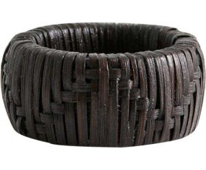 Serviettenringe Kin im 6er Set aus Metall für elegante Tischdekoration