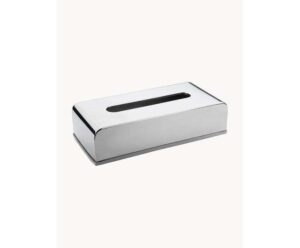 Kosmetiktuchbox aus Edelstahl für elegantes und modernes Badezimmerdesign, stilvolle Aufbewahrung von Kosmetiktüchern, langlebiges Material, ideal für den täglichen Gebrauch.