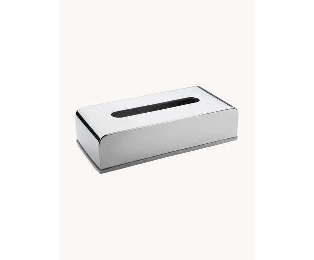 Kosmetiktuchbox aus Edelstahl für elegantes und modernes Badezimmerdesign, stilvolle Aufbewahrung von Kosmetiktüchern, langlebiges Material, ideal für den täglichen Gebrauch.