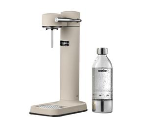 Wassersprudler Carbonator3 in Weiß mit transparenter Wasserflasche für sprudelnde Getränke zu Hause