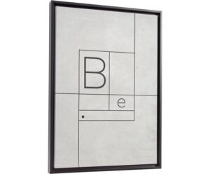 Gerahmter Digitaldruck Myrthe in elegantem Rahmen, dekorativer Wandschmuck für moderne Wohnräume
