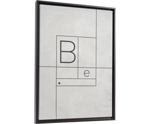 Gerahmter Digitaldruck Myrthe in elegantem Rahmen, dekorativer Wandschmuck für moderne Wohnräume