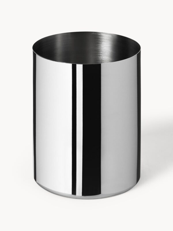 Robuster Abfalleimer aus Metall für modernes Müllmanagement in stilvollem Design. Ideal für Küche, Büro oder Bad.