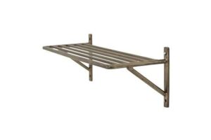 Wandregal Freddi aus hochwertigem Material, elegantes Design für modernes Wohnen, ideal zur Dekoration und Aufbewahrung, in stilvollem grau.