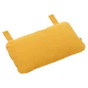 Nardi Nackenkissen Poggiatesta Net Lounge senape für Gartenstuhl komfortable Kopfstütze in Senfgelb