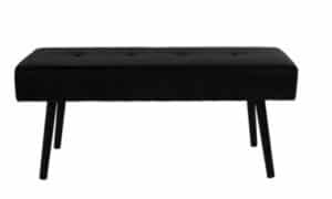 Sitzbank SKIBY aus Samt in elegantem Design, Maße 100x35x44 cm, ideal für modernes Wohnen und als stilvolle Sitzgelegenheit im Flur oder Wohnbereich.