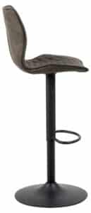 Barhocker NAOMI in modernem Design mit bequemer Polsterung und stabiler Fußstütze, ideal für Küche und Bar.