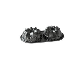Antihaft-Backform DUET für müheloses Backen ohne Klebenbleiben und einfache Reinigung, ideal für Kuchen, Muffins und Gebäck.