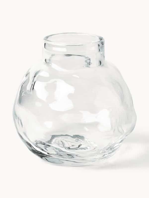 Elegante Glas-Vase Bunch mit einer Höhe von 12 cm, ideal für frische Blumenarrangements und dekorative Akzente in jedem Raum.