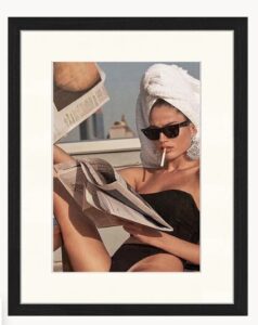 Gerahmte Fotografie in eleganter Rahmen, ideal für Heimdekoration und als Geschenkidee.