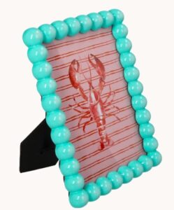 Bilderrahmen Lobster in stilvollem Design, ideal für individuelle Dekoration und Präsentation von Fotos.