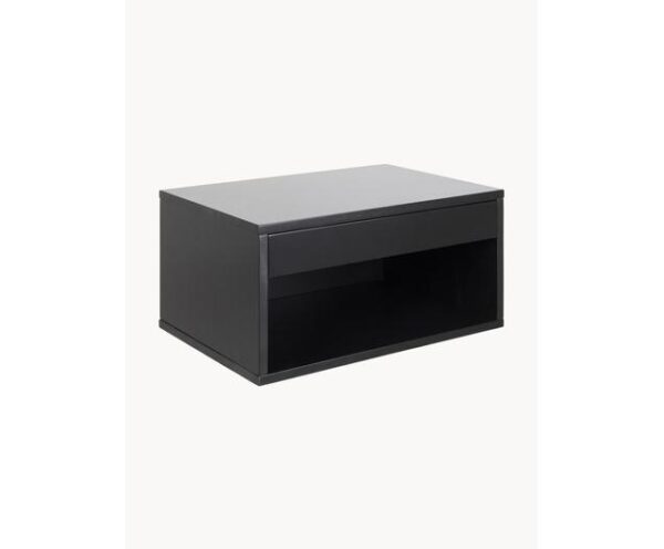 Wand-Nachttisch Cholet mit praktischer Schublade in modernem Design, ideal für Schlafzimmer zur optimalen Stauraumlösung.