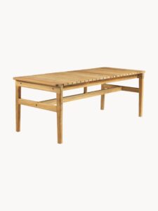 Gartenbank Sammen aus hochwertigem Teakholz, 126 cm breit, ideal für den Garten oder die Terrasse