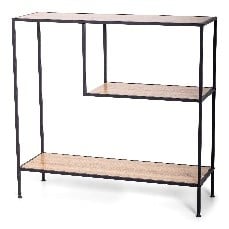 OSLO Bücherregal aus Holz Höhe 96 cm Länge 100 cm Tiefe 33 cm modernes Design Regal zur Aufbewahrung von Büchern und Dekoration