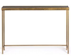 Konsole Yamir Gold modernes Design 97x22x69 cm elegante Wandkonsole goldfarben langlebig hochwertig