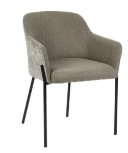 Esszimmerstuhl LOUISE in Beige mit modernem Design und bequemer Polsterung für gemütliches Esszimmerambiente