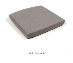 Nardi Outdoor Sitzauflage Net relax grigio aus hochwertigem Sunbrella Material für bequemen und wetterfesten Sitzkomfort