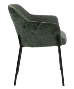 Esszimmerstuhl LOUISE Grün komfortabler Polsterstuhl modernes Design Esszimmermöbel