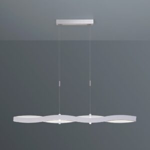 SWING Pendelleuchte aus Aluminium, dimmbare LED, höhenverstellbar mit Liftmechanismus, modernes Design