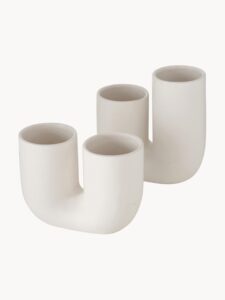 Handgefertigte Vasen 2er Set aus Keramik in elegantem Design für moderne Wohnkultur