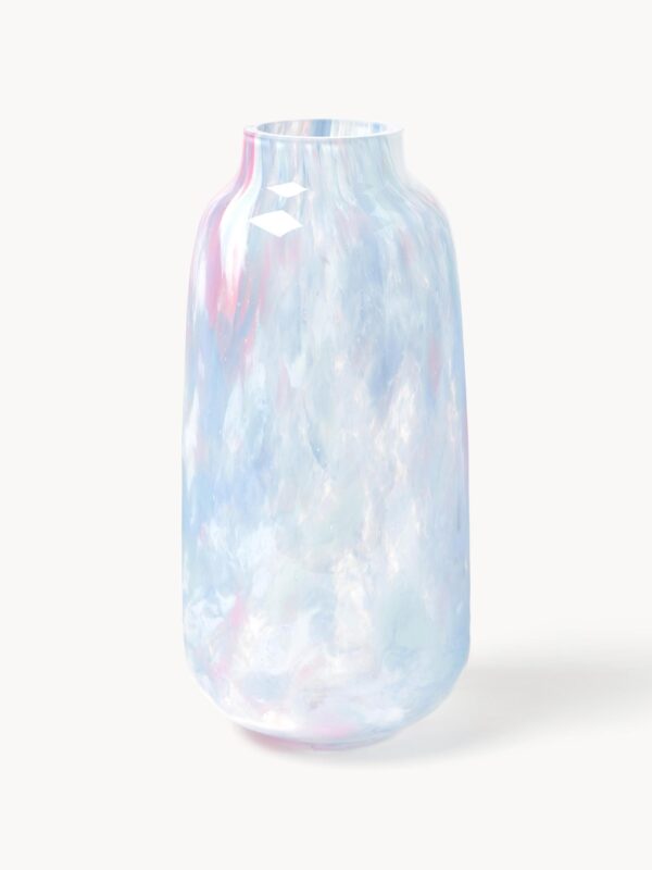 Mundgeblasene Vase Meadows aus Glas Höhe 26 cm modernes Design Wohnkultur
