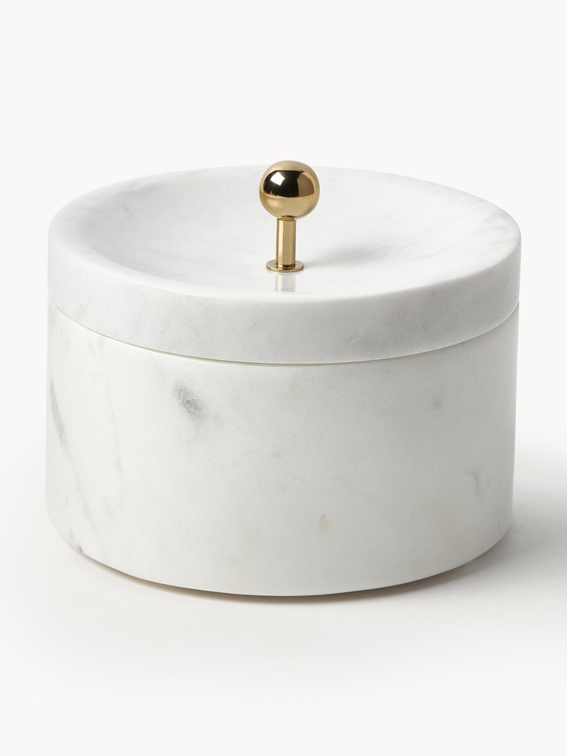 Marmor-Schmuckkästchen mit Deckel stilvolles Aufbewahrungsbox für Schmuck edles Design langlebiges Material