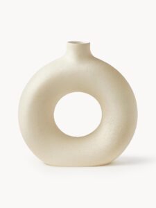 Design-Vase Livo Höhe 31 cm moderne Wohnzimmer Dekoration elegante Form keramische Oberfläche