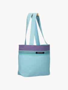 Strandtasche Tiwi aus robustem Material mit großem Fassungsvermögen und buntem Design ideal für den Strandtag