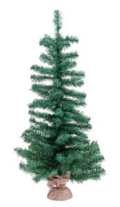 Weihnachtsbaum 90 cm hoher künstlicher Christbaum mit dichtem grünen Zweigen ideal für festliche Dekoration