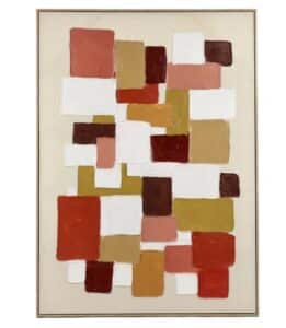 VICENZA Leinwandbild 100 x 140 modernes Wandbild hochwertiger Kunstdruck großformatige Leinwand für Wohnzimmer oder Büro