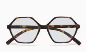 Okkia Lesebrille VENEZIA OK036CH-2.00 in klassischem Design mit braunen Kunststoffgestell und bequemen Tragekomfort