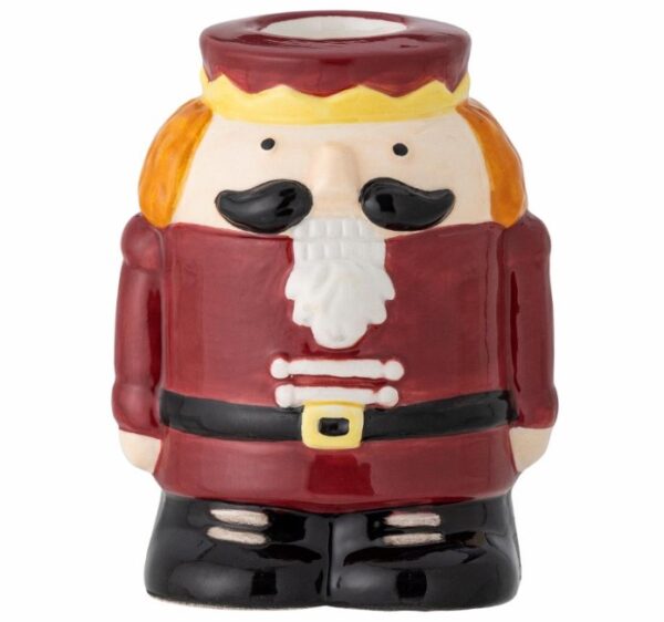 Kerzenhalter Feast Red moderner roter Kerzenständer aus Metall für elegante Tischdekoration