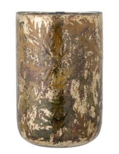 Vase Gold Höhe 21 cm elegantes Design glänzende Oberfläche Wohnaccessoire