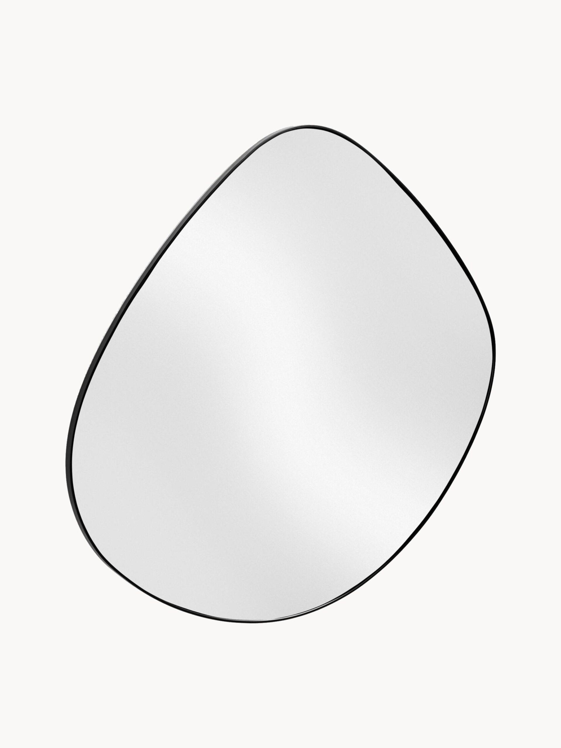 Wandspiegel in organischer Form mit den Maßen Höhe 90 cm und Breite 93 cm für modernes Interieur