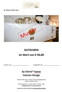 Geschenkgutschein 50 Euro Wert perfekt zum Verschenken und Einlösen vielseitig nutzbar
