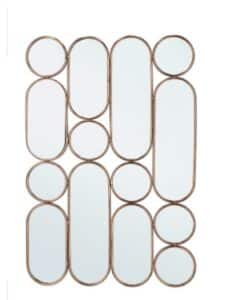 Spiegel HANIMA in den Maßen 79,5 x 120 cm ideal für Schlafzimmer und Badezimmer moderne Wanddekoration